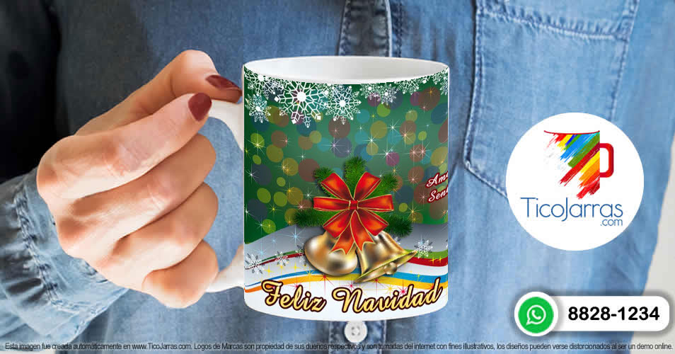 Artículos Personalizados Taza de Navidad