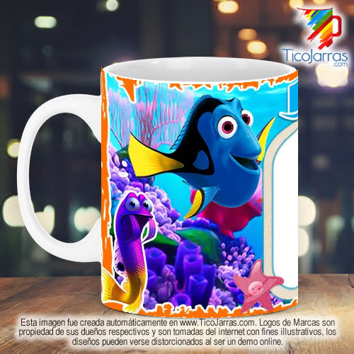 Jarras Personalizadas Taza Diseños Infantiles - Nemo