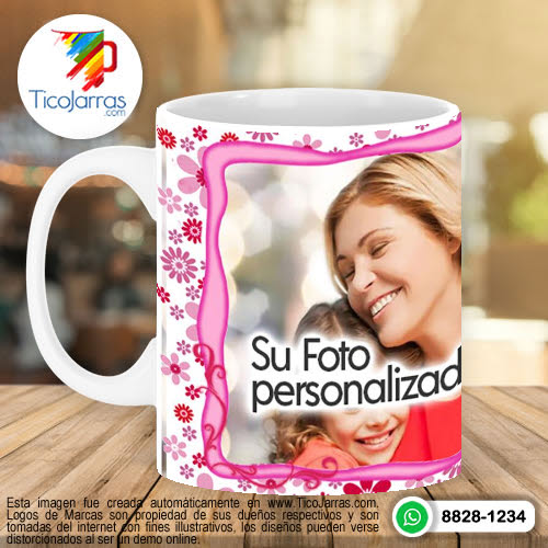 Jarras Personalizadas Feliz Día Mamá