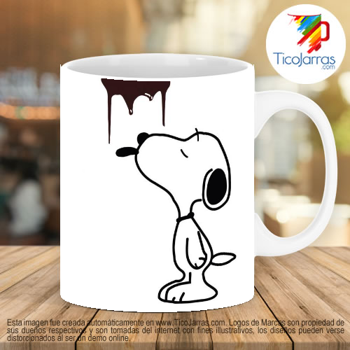 Tazas Personalizadas en Costa Rica Taza Snoopy Coffee