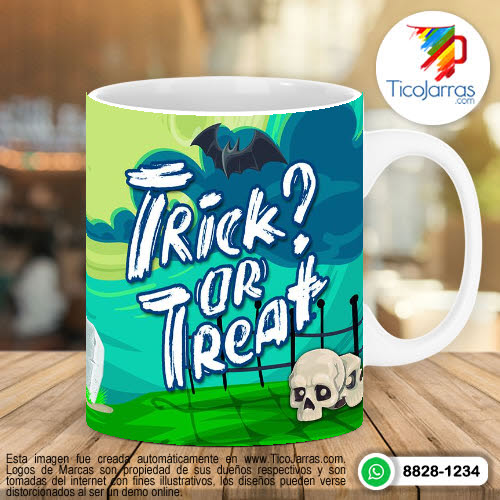 Tazas Personalizadas en Costa Rica Trick or Treat