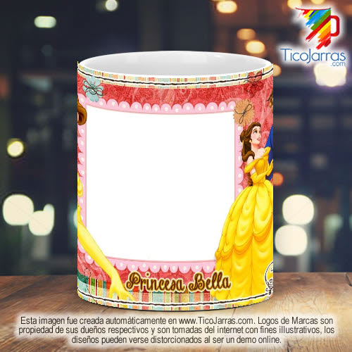 Tazas Personalizadas Princesa Bella