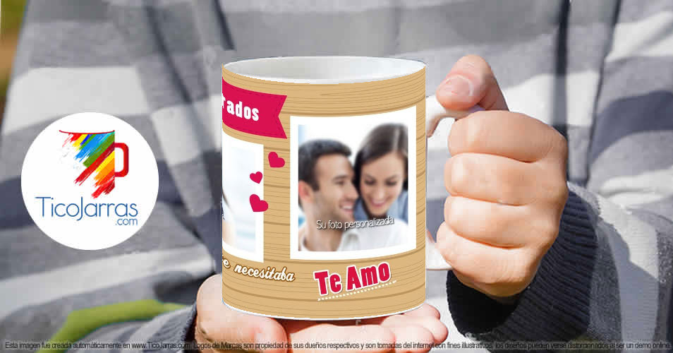 Tazas Personalizadas en Costa Rica Feliz Día de los Enamorados