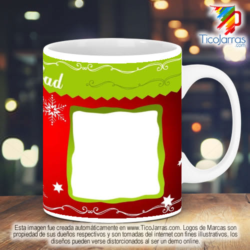 Tazas Personalizadas en Costa Rica Taza Navideña