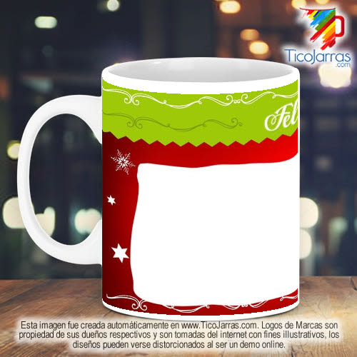 Jarras Personalizadas Taza Navideña