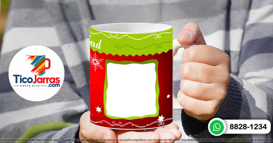 Taza Navideña - TicoJarras