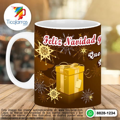 Jarras Personalizadas Taza de Navidad