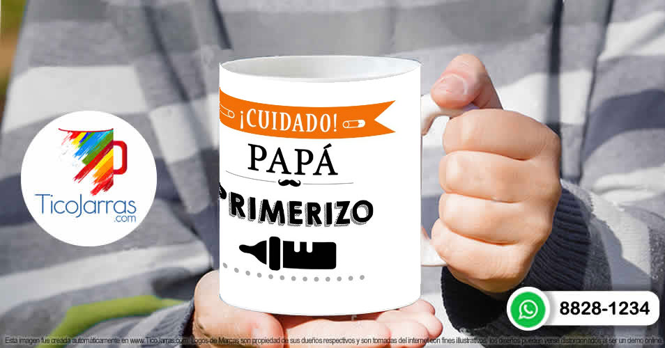 Tazas Personalizadas en Costa Rica Papá primerizo