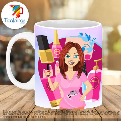 Tazas Personalizadas en Costa Rica Profesión Aplicadora de Uñas