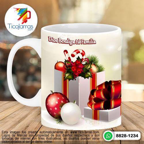 Jarras Personalizadas Taza de Navidad