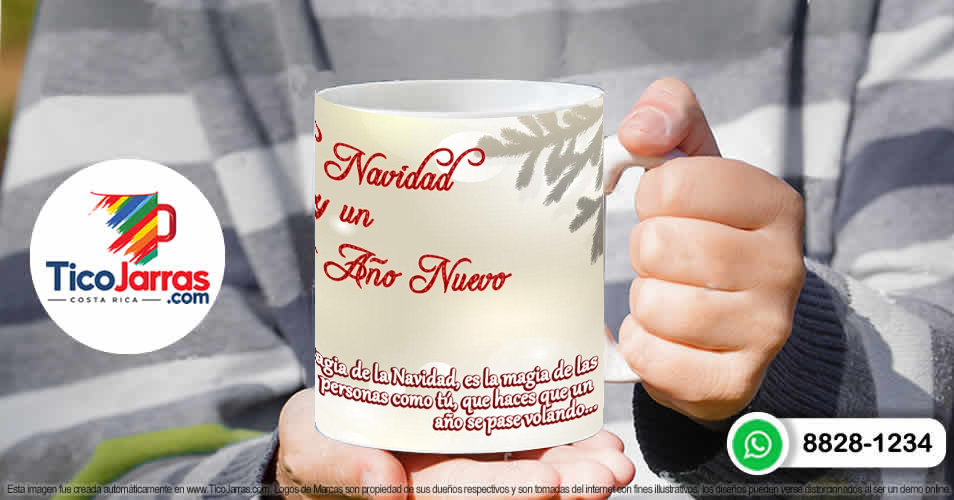Taza de Navidad - TicoJarras