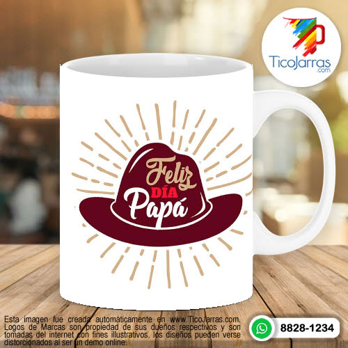 Tazas Personalizadas en Costa Rica Feliz Día del Padre