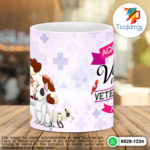 Tazas Personalizadas Aquí Toma la Mejor Veterinaria