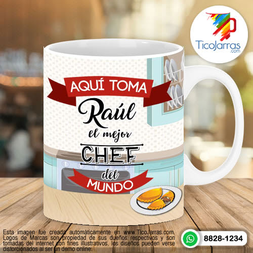 Tazas Personalizadas en Costa Rica Aquí Toma el Mejor Chef