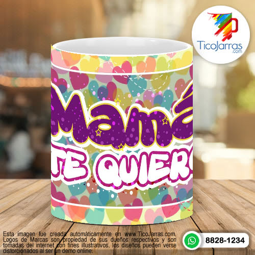 Tazas Personalizadas en Costa Rica Mamá te quiero