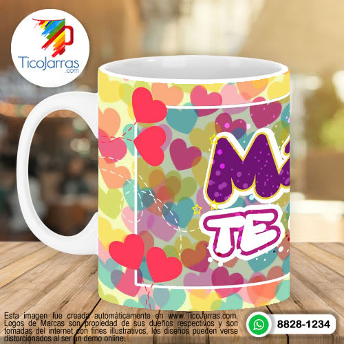 Jarras Personalizadas Mamá te quiero