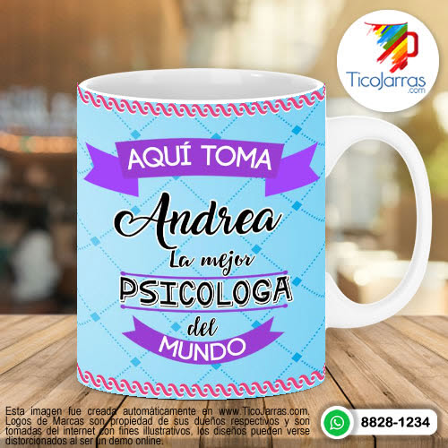 Tazas Personalizadas en Costa Rica Aquí Toma la Mejor Psicóloga