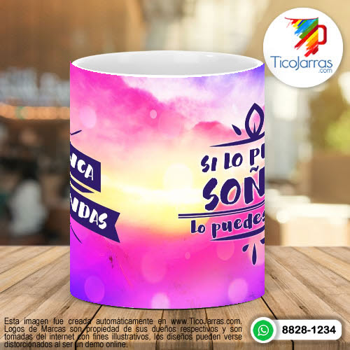 Tazas Personalizadas Si lo puedes Soñar lo puedes hacer