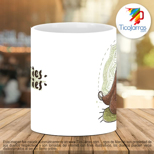 Tazas Personalizadas Sloth No Hurries - No Worries