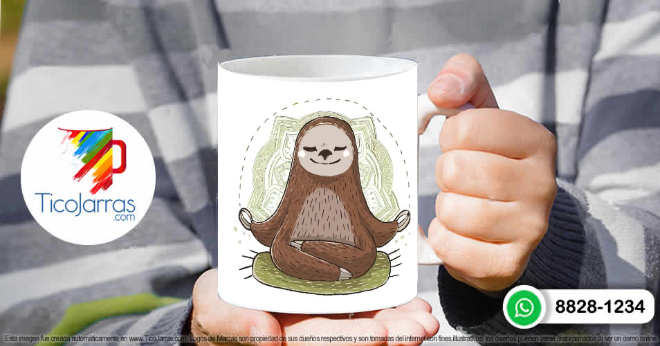 Tazas Personalizadas en Costa Rica Sloth No Hurries - No Worries