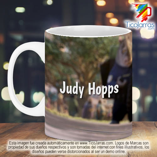Jarras Personalizadas Zootopia Judy Hopps