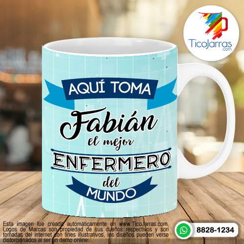 Tazas Personalizadas en Costa Rica Aquí Toma el Mejor Enfermero