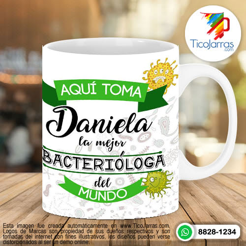 Tazas Personalizadas en Costa Rica Aquí Toma la Mejor Bacteríologa