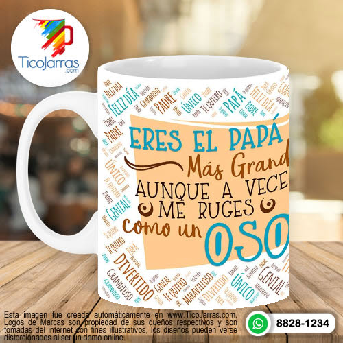 Jarras Personalizadas Feliz Día del Padre