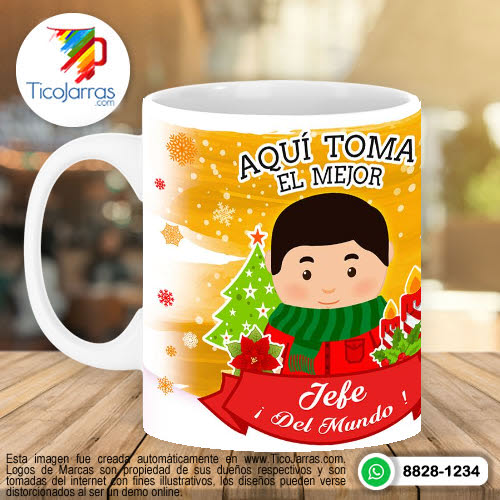 Jarras Personalizadas Aquí Toma - Jefe