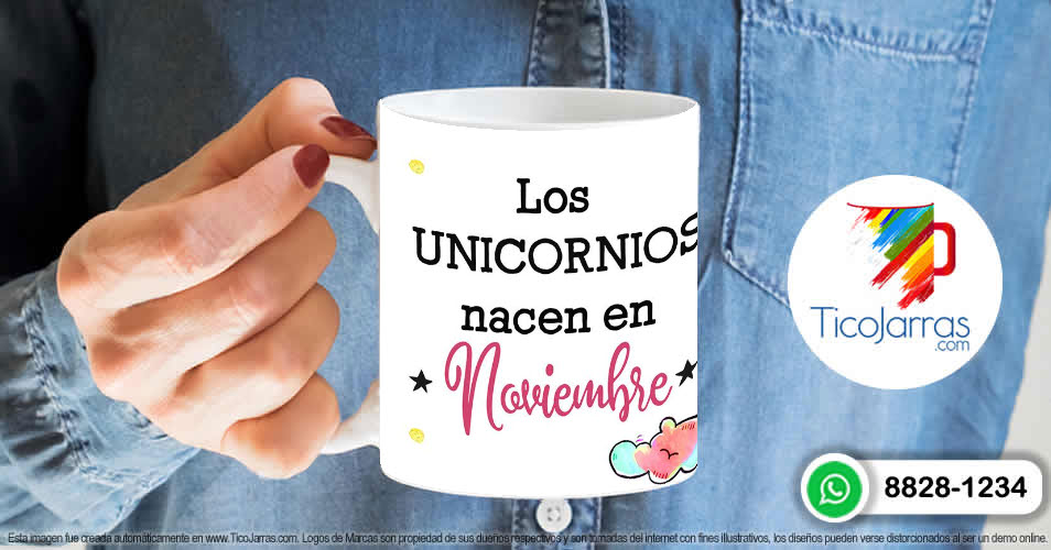 Tazas Personalizadas en Costa Rica Diseño de Unicornio