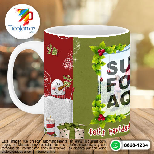 Jarras Personalizadas Taza de Navidad