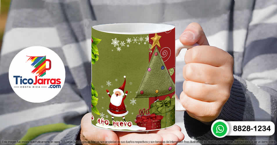 Taza de Navidad - TicoJarras