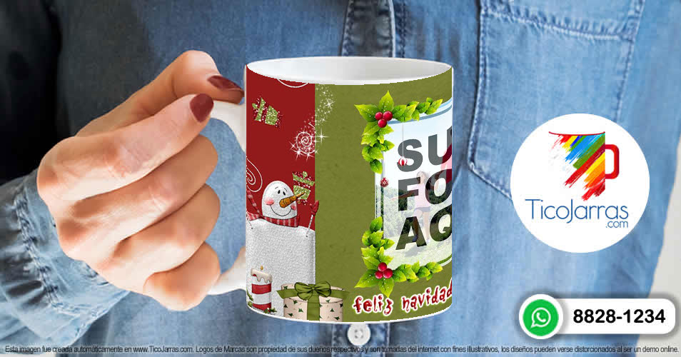 Artículos Personalizados Taza de Navidad