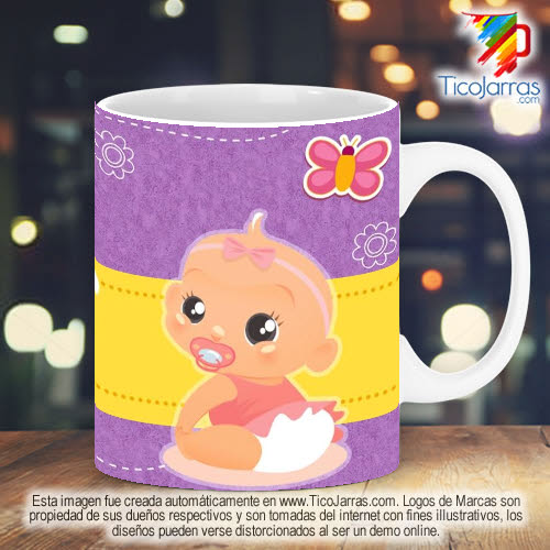 Tazas Personalizadas en Costa Rica Recuerdo de mi Baby Shower 