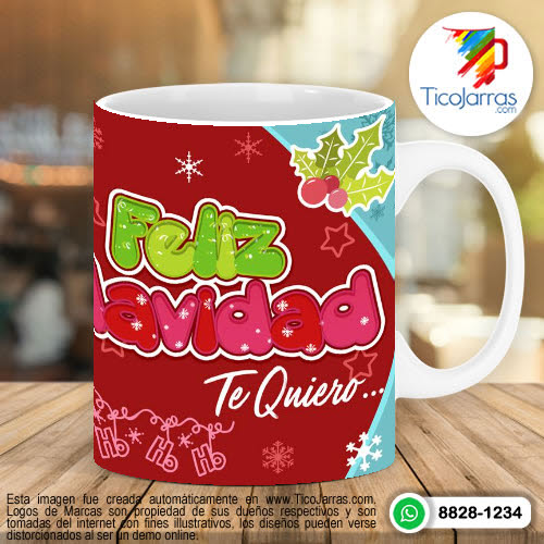 Tazas Personalizadas en Costa Rica Taza de Navidad