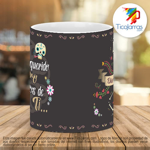Tazas Personalizadas Mexico lindo y querido si muero lejos de Ti