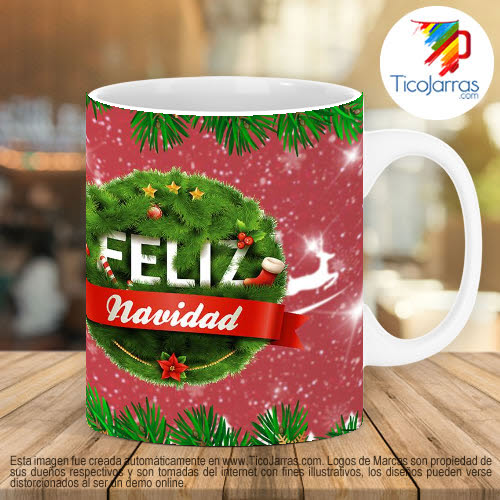 Tazas Personalizadas en Costa Rica Feliz Navidad Minions