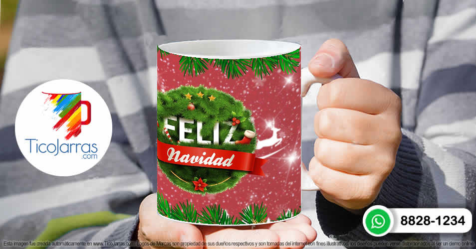 Tazas Personalizadas en Costa Rica Feliz Navidad Minions