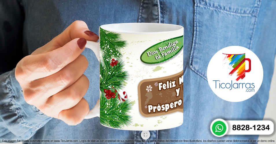 Artículos Personalizados Taza de Navidad