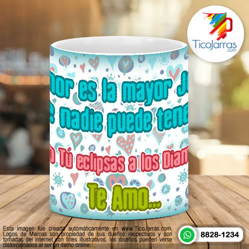 Tazas Personalizadas El amor es la mayor joya