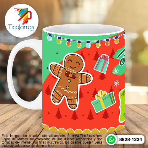 Jarras Personalizadas Taza de Navidad