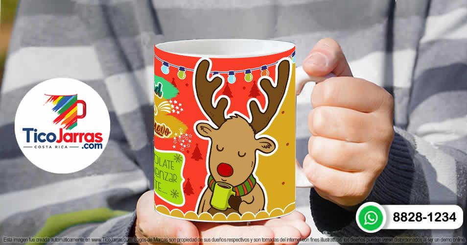 Taza de Navidad - TicoJarras