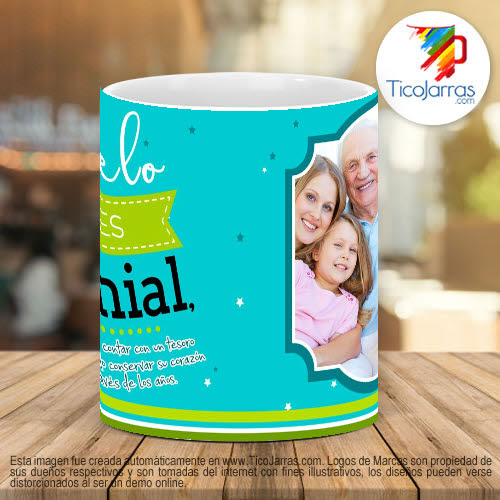 Tazas Personalizadas Abuelo eres Genial