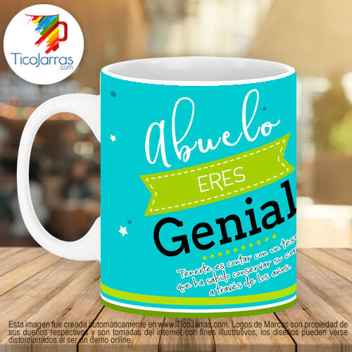 Jarras Personalizadas Abuelo eres Genial