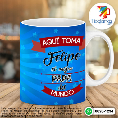 Diseños Personalizadas Aquí toma el mejor papá del mundo