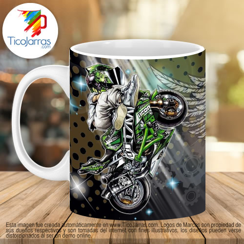 Jarras Personalizadas Feliz Día  Biker