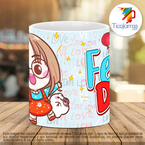 Tazas Personalizadas Feliz Día