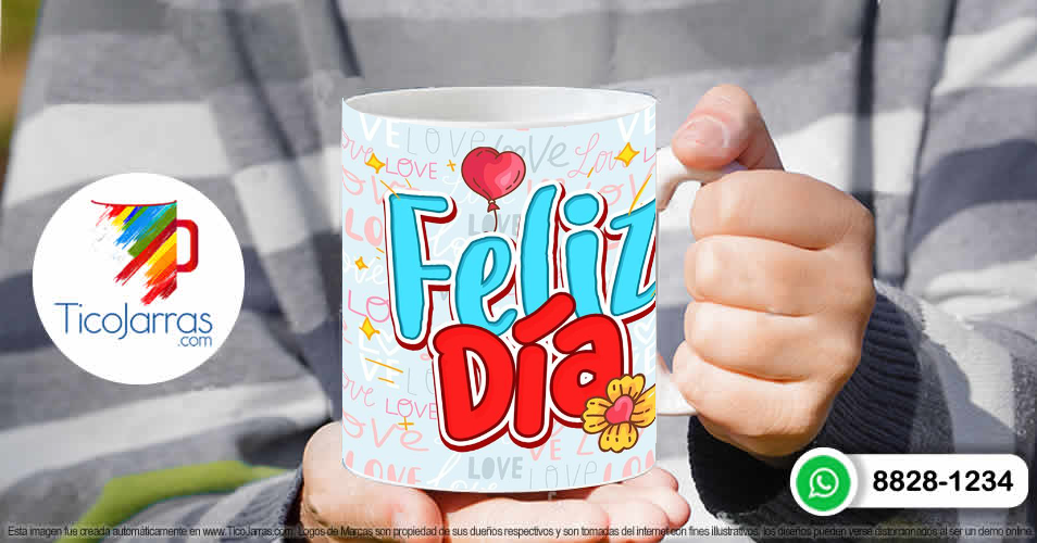 Tazas Personalizadas en Costa Rica Feliz Día
