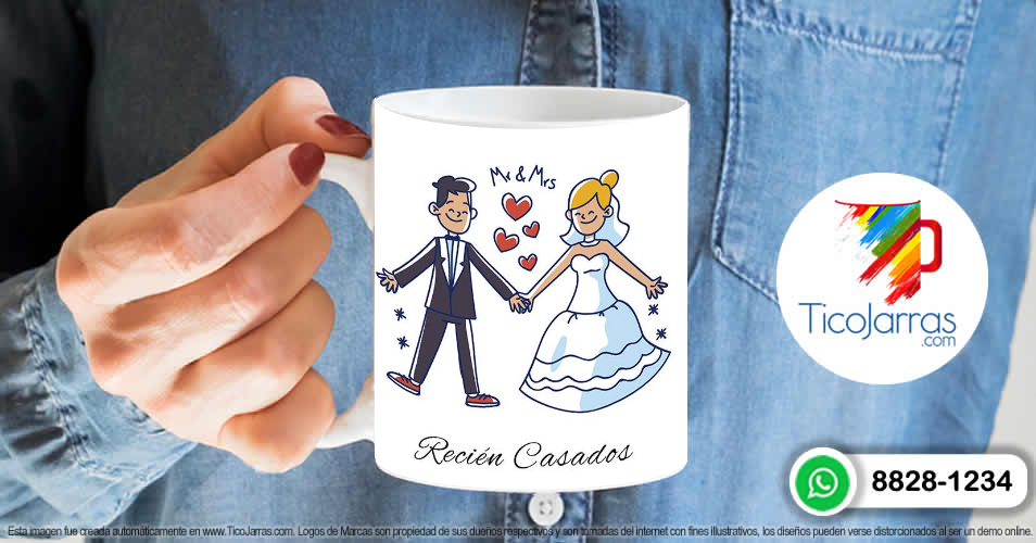 Artículos Personalizados Recién Casados con iniciales personalizadas