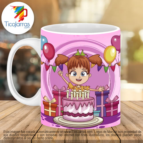 Jarras Personalizadas Feliz Cumpleaños HIJA eres la mejor